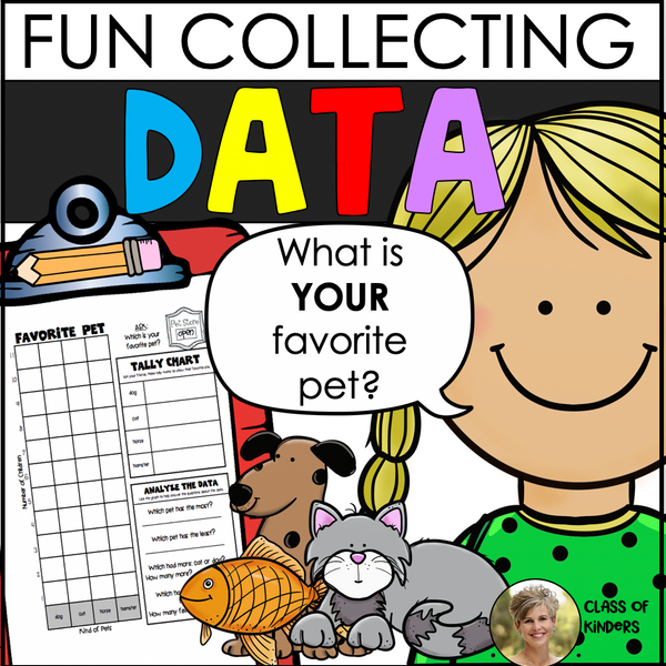 Data Collecting Skip Counting & Using Tally Marks First Grade & Kindergarten