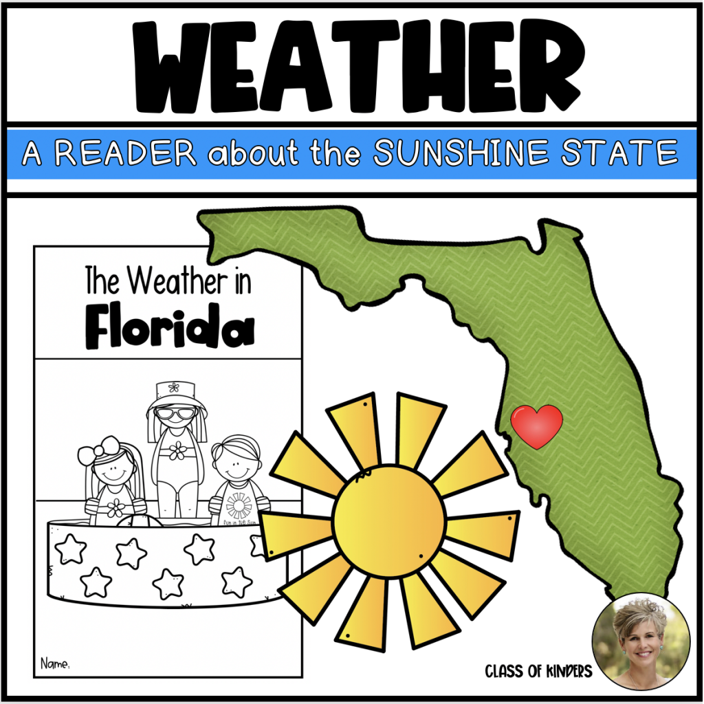 Florida Seasons & Weather Reader Interactive for Kindergarten & First Science