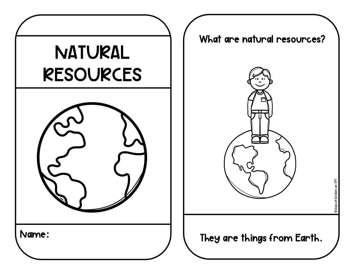 Natural Resources: Science Reader for Young Students Kindergarten & First Grade