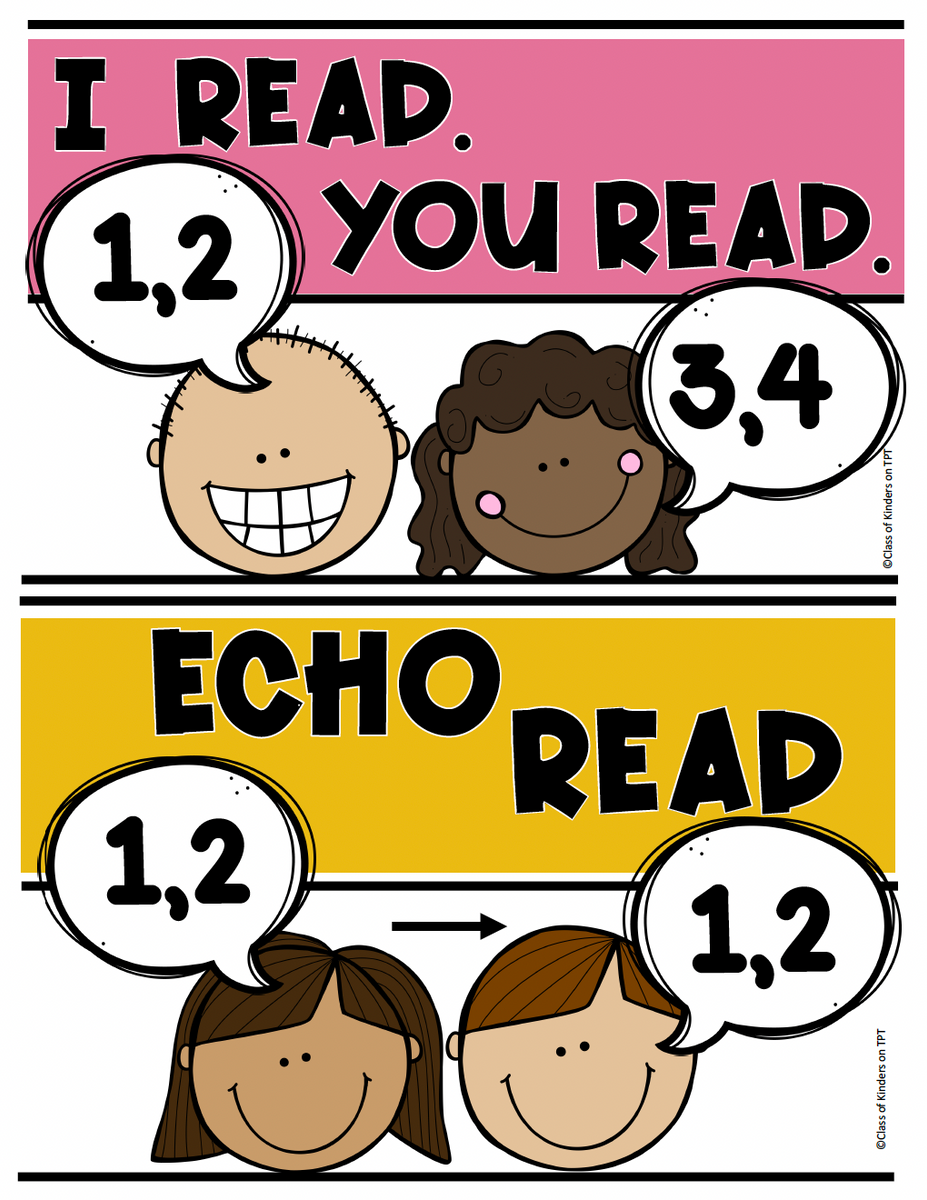 Ways to Partner Read Reading Posters for Workshop