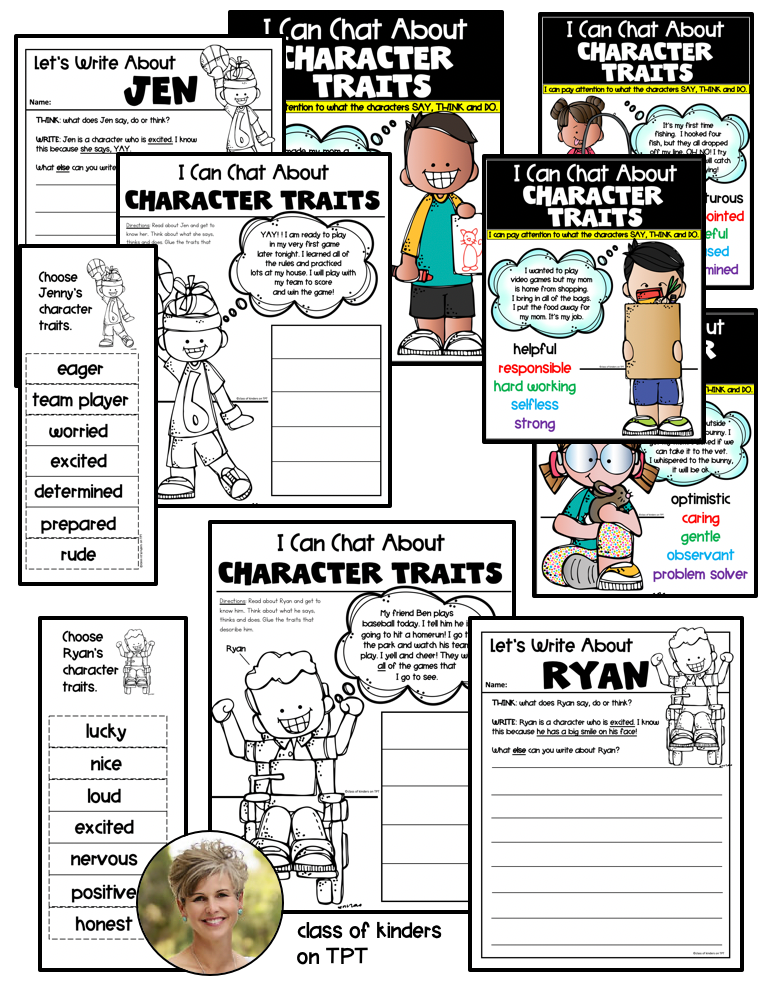 Character Traits Made Easy for Young Readers Kindergarten & First Reading