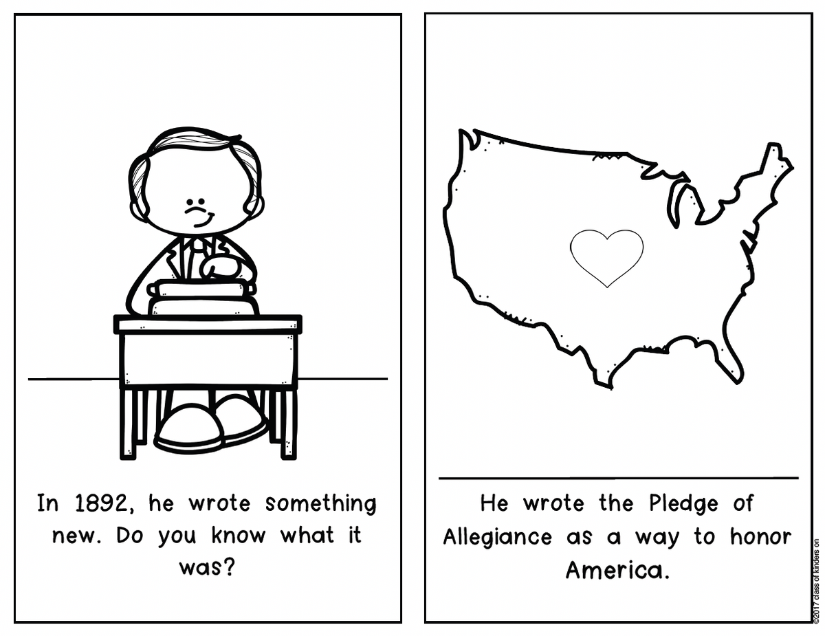 The Pledge of Allegiance History Reader Kindergarten & First Social Studies