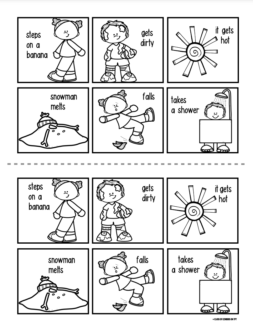Cause & Effect Made Easy with Pictures Kindergarten & First Grade Reading