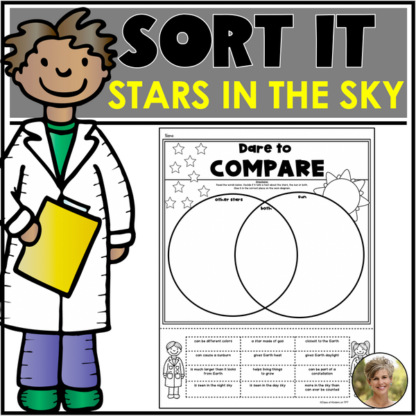 Sun & Other Stars Sort Venn Diagram Science
